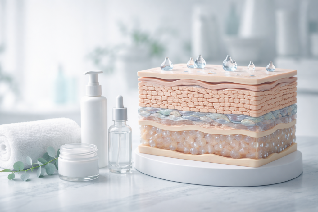 Die Hautbarriere – Aufbau, Funktion & Reparaturstrategien